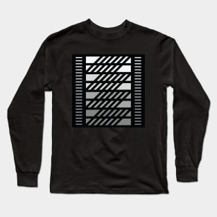 "Dimensional Angles" - V.1 Grey - (Geometric Art) (Dimensions) - Doc Labs Long Sleeve T-Shirt